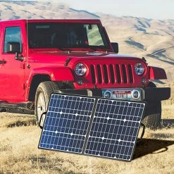 Flashfish SP50 50W 18V Solar Panel with 4 DC Connectors Portable Foldable PV Panels Monocrystalline Solar Panel -Sports Shop 0832c36d3d5c40909ea559dc822b7f82 490019 5