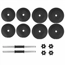 14 Piece Dumbbell Set 20 kg -Sports Shop 14 Piece Dumbbell Set 20 kg 485583 2