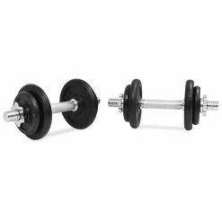 Sports Shop -Sports Shop 14 Piece Dumbbell Set 20 kg Cast Iron 427562 1
