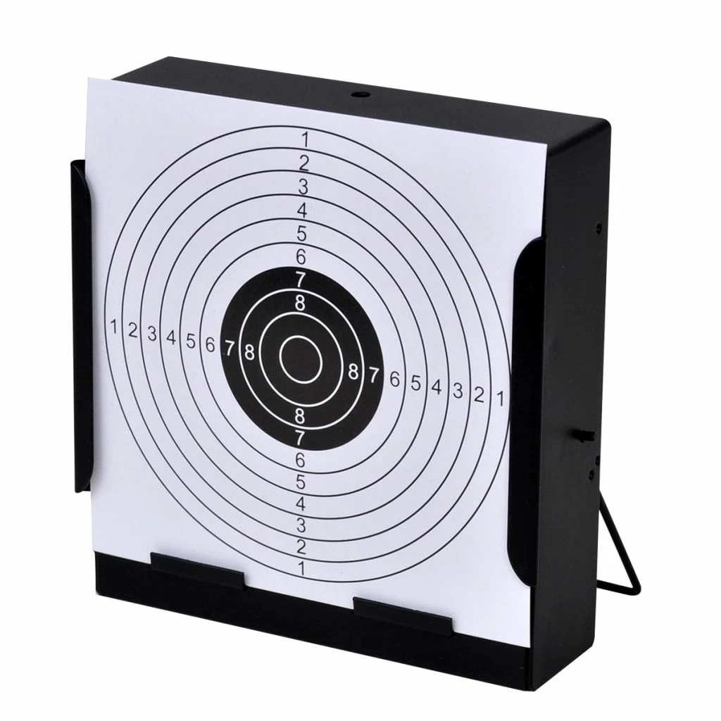 14 cm Square Target Holder Pellet Trap + 100 Paper Targets 5 14 cm Square Target Holder Pellet Trap + 100 Paper Targets - Image 3