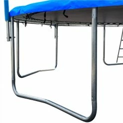 16FT Trampoline for Kids with 360-degree Safety Net, Ladder and Basketball Hook - Blue -Sports Shop 16FT TRAMPOLINE BLUE 455350 5