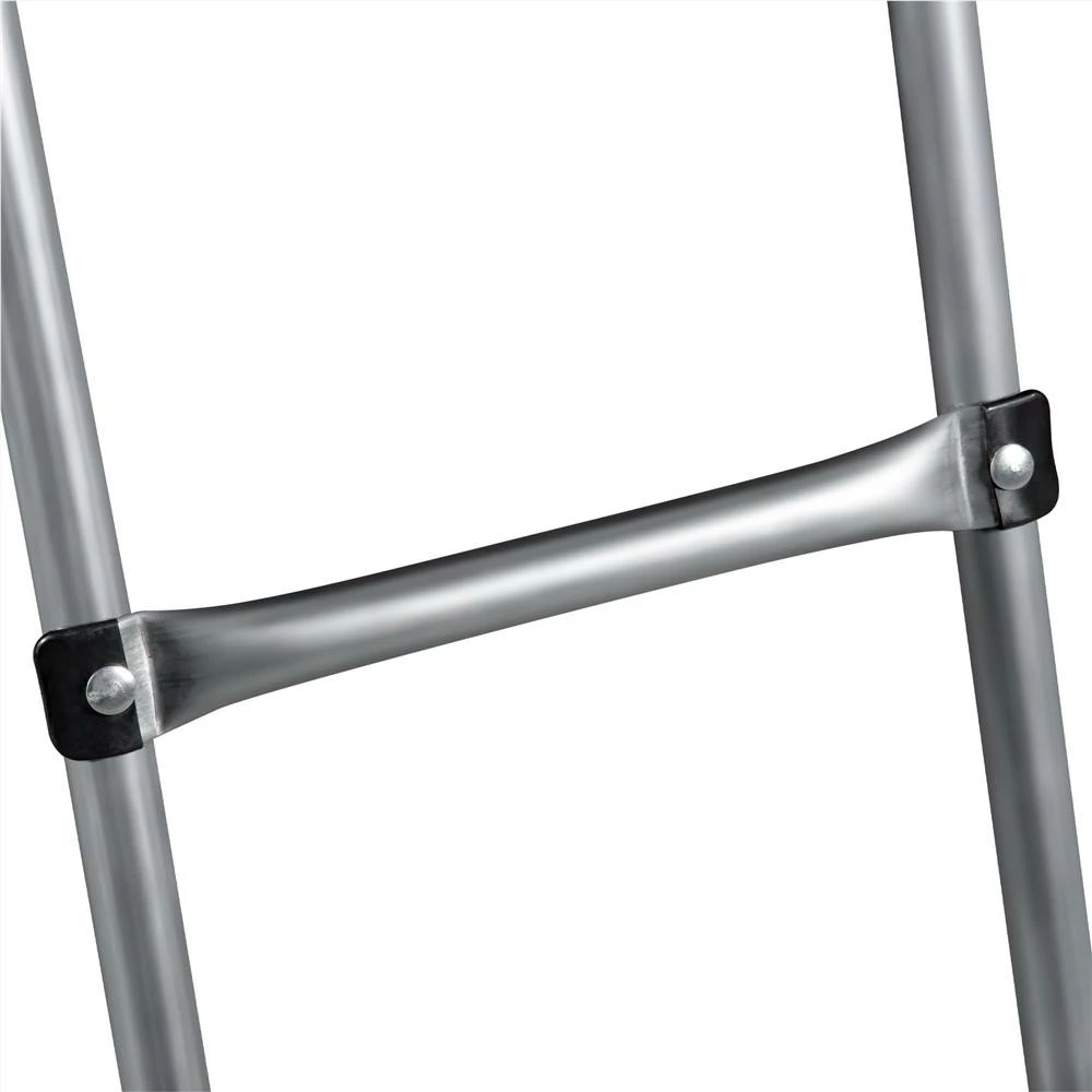 16FT Trampoline for Kids with Safety Enclosure Net, Ladder and 12 Wind Stakes, Round Outdoor Recreational Trampoline - Blue 4 16FT Trampoline for Kids with Safety Enclosure Net, Ladder and 12 Wind Stakes, Round Outdoor Recreational Trampoline - Blue - Image 2