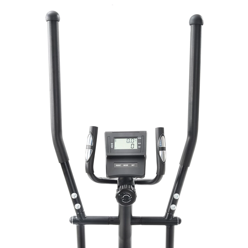 Merax Indoor Ergonomic Exercise Bike Elliptical Machine 8-level Resistance Adjustment Magnetic Brake System Non-slip Pedal LCD Display Maximum Load 120kg - Red 5 Merax Indoor Ergonomic Exercise Bike Elliptical Machine 8-level Resistance Adjustment Magnetic Brake System Non-slip Pedal LCD Display Maximum Load 120kg - Red - Image 3