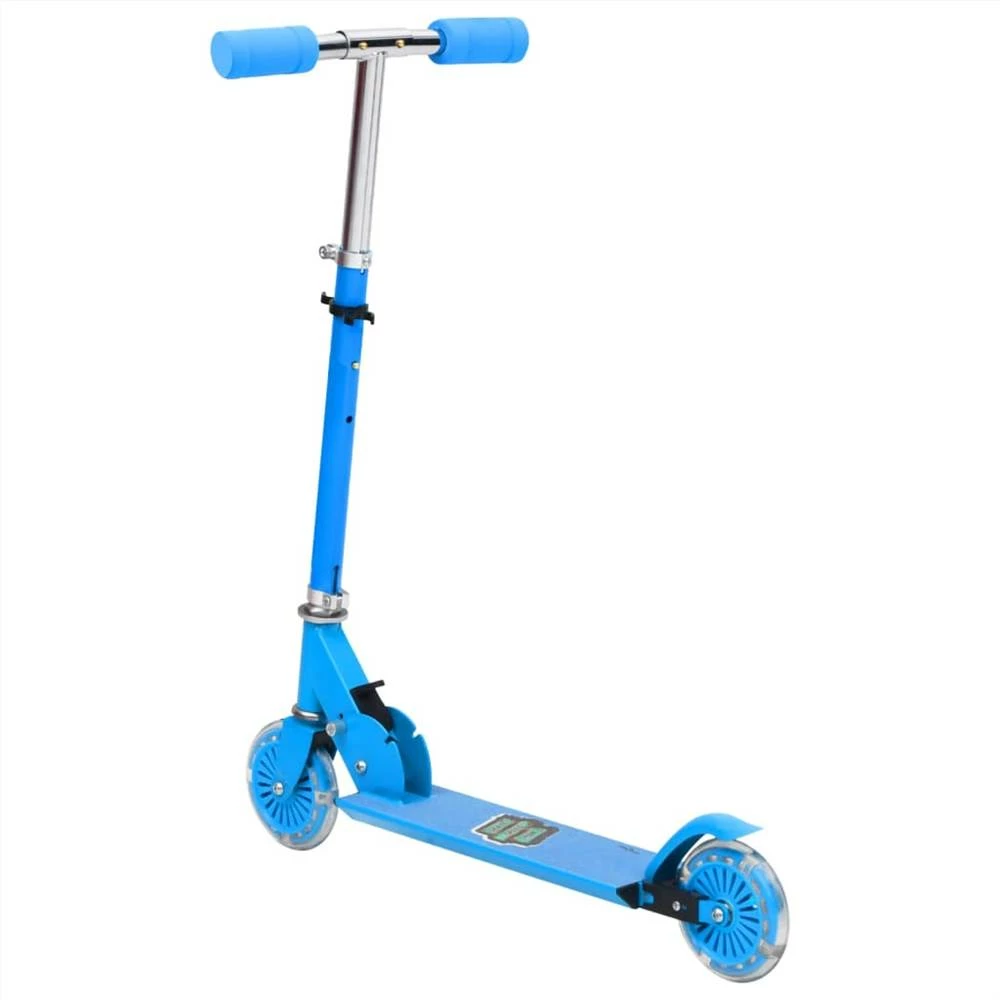 2-Wheel Children Scooter with Adjustable Aluminium Handlebar Blue 6 2-Wheel Children Scooter with Adjustable Aluminium Handlebar Blue - Image 4