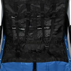 2-in-1 Kids' Bicycle Trailer & Stroller Dark Blue and Grey 13 2-in-1 Kids' Bicycle Trailer & Stroller Dark Blue and Grey -Sports Shop 2 in 1 Kids Bicycle Trailer Stroller Dark Blue and Grey 432027 5