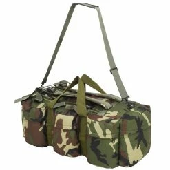 3-in-1 Army-Style Duffel Bag 120 L Camouflage -Sports Shop 3 in 1 Army Style Duffel Bag 120 L Camouflage 428583 3