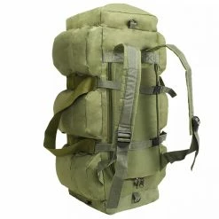 3-in-1 Army-Style Duffel Bag 120 L Olive Green -Sports Shop 3 in 1 Army Style Duffel Bag 120 L Olive Green 432013 2