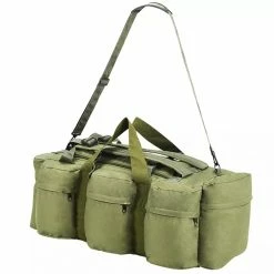 3-in-1 Army-Style Duffel Bag 120 L Olive Green -Sports Shop 3 in 1 Army Style Duffel Bag 120 L Olive Green 432013 3