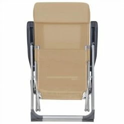 44317 Folding Camping Chairs 2 pcs with Footrest Cream Aluminium -Sports Shop 44317 Folding Camping Chairs 2 pcs with Footrest Cream Aluminium 475075 4