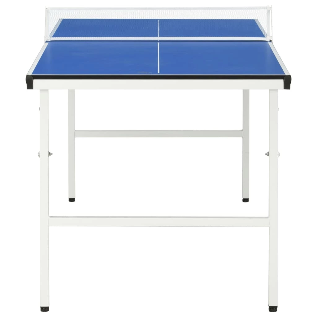 5 Feet Ping Pong Table with Net 152x76x66 cm Blue 6 5 Feet Ping Pong Table with Net 152x76x66 cm Blue - Image 4