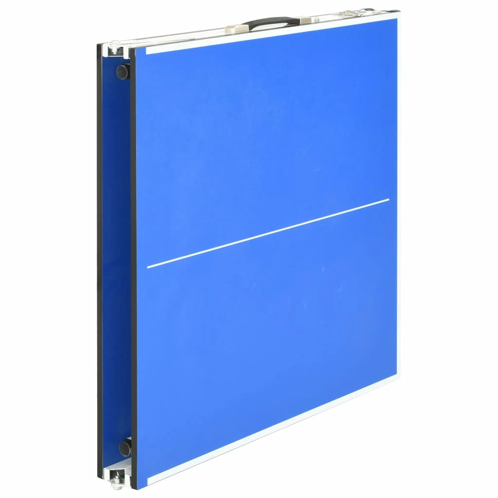 5 Feet Ping Pong Table with Net 152x76x66 cm Blue 7 5 Feet Ping Pong Table with Net 152x76x66 cm Blue - Image 5