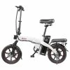 DYU A5 Electric Bicycle 350W Motor Max Speed 25km/h 36V 7.5Ah Battery 70km Max Range - White