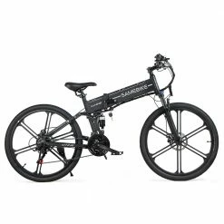 Samebike LO26-II Portable Folding Smart Electric Moped Bike 500W Motor Max 35km/h 26 Inch Tire - Black -Sports Shop 6725932498ed4e8c80d343e687b1489b 516989 3