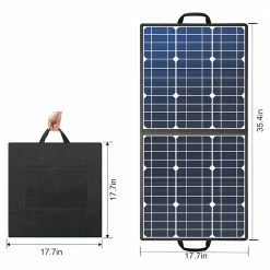 Flashfish SP50 50W 18V Solar Panel with 4 DC Connectors Portable Foldable PV Panels Monocrystalline Solar Panel -Sports Shop 8a5603951c514d01b777110379860009 490019 3