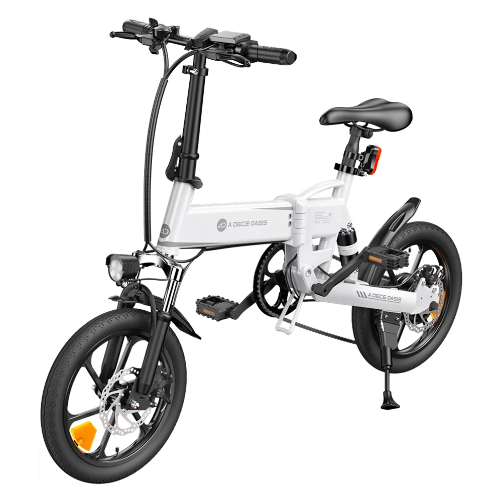 ADO A16 XE Folding Electric Bike 250W Geared Hub Motor 36V 7.5Ah Battery for 43 Mile Range 25km/h Max Speed - White 7 ADO A16 XE Folding Electric Bike 250W Geared Hub Motor 36V 7.5Ah Battery for 43 Mile Range 25km/h Max Speed - White - Image 5
