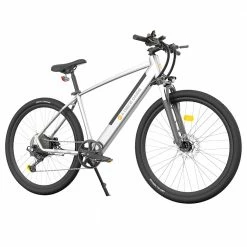 ADO D30 Electric Bicycle 250W Motor Max Speed 25km/h 36V 10.4AH 90km Max Range - Silver -Sports Shop ADO D30 Electric Bicycle Silver 498083 2