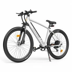 ADO D30C Electric Power Assist Bicycle 36V 10.4Ah Battery 250W Motor 27.5 Inch Tire 25Km/h Max Speed 90KM Mileage Shimano 9-Speed Gear Dual Hydraulic Disc Brakes - White -Sports Shop ADO D30C 36V 10 4Ah Battery 250W Motor Electric Bike White 518399 4