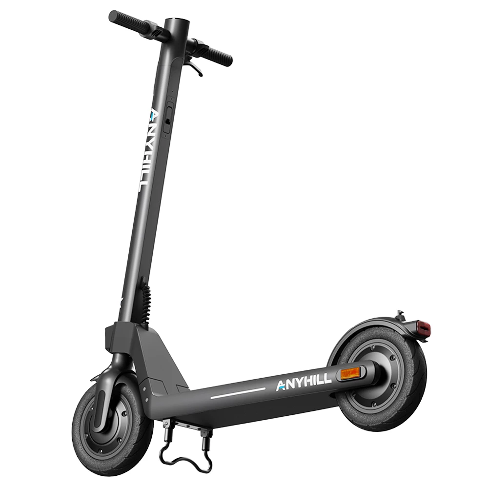 ANYHILL UM-2 Electric Scooter 10'' Pneumatic Tire 36V 10Ah Battery Rated 450W Motor 31km/h Max Speed - Black 4 ANYHILL UM-2 Electric Scooter 10'' Pneumatic Tire 36V 10Ah Battery Rated 450W Motor 31km/h Max Speed - Black - Image 2