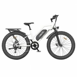 AOSTIRMOTOR S07-G Electric Bike 26*4.0'' Fat Tire 48V 13Ah Battery 750W Motor 7 Speed Shimano Gear - White
