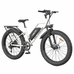AOSTIRMOTOR S07-G Electric Bike 26*4.0'' Fat Tire 48V 13Ah Battery 750W Motor 7 Speed Shimano Gear - White -Sports Shop AOSTIRMOTOR S07 G Electric Bike 26 4 0 Fat Tire White 517449 3
