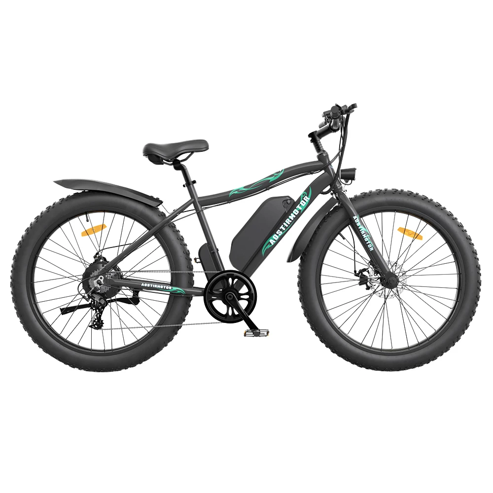 AOSTIRMOTOR S07-P Electric Bike 26*4.0'' Fat Tire 36V 13Ah Battery 500W Motor 7 Speed Shimano Gear 3 AOSTIRMOTOR S07-P Electric Bike 26*4.0'' Fat Tire 36V 13Ah Battery 500W Motor 7 Speed Shimano Gear