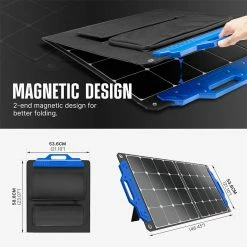 ATEM POWER 100W Monocrystalline Solar Panel Compatible with Generators Power Station for RV Outdoor Camping 13 ATEM POWER 100W Monocrystalline Solar Panel Compatible with Generators Power Station for RV Outdoor Camping -Sports Shop ATEM POWER 100W Monocrystalline Solar Panel 499039 5