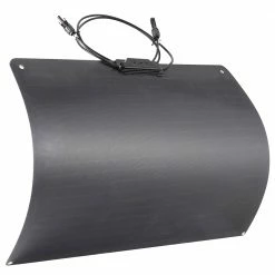 ATEM POWER 55W Monocrystalline Solar Panel Flexible 245 Degree Bendable for RV Tent Roof Boat Cabin Marine Camping