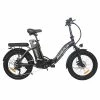 AVAKA BZ20 PLUS Electric Bike Foldable 20*3.0 Inch Fat Tires 500W Brushless Motor 25Km/h Max Speed 48V 15Ah Battery 100Km Range 120KG Max Load Dual Disc Brake Shimano 7-Speed Gear IP54 Waterproof LCD Display- FT Wheel Black -Sports Shop AVAKA BZ20 PLUS Electric Bike Spoked Wheel Black 514567 0