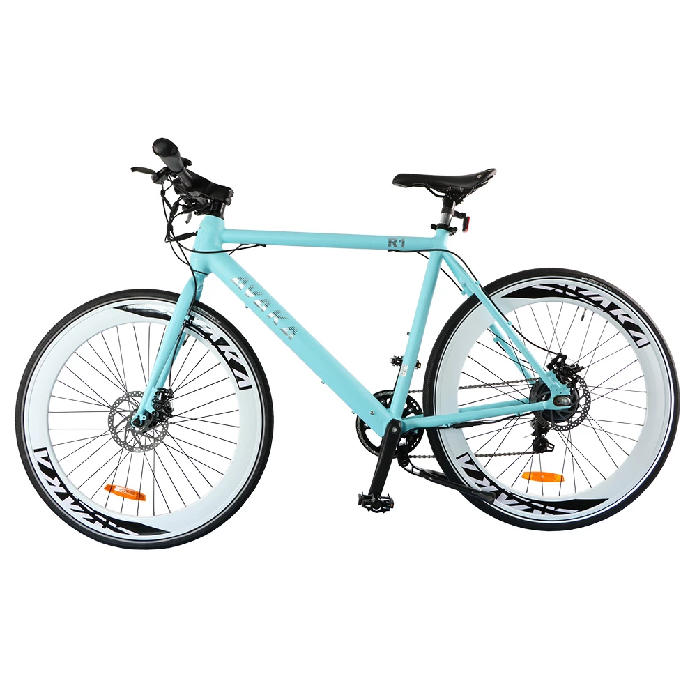 AVAKA R1 Electric Bike 700C*32C Inch Wheels 250W Brushless Motor 25Km/h Max Speed 36V 9Ah Battery Shimano 7-Speed Transmission IP65 Waterproof Double Mechanical Disc Brake LCD Display - Matte Blue 5 AVAKA R1 Electric Bike 700C*32C Inch Wheels 250W Brushless Motor 25Km/h Max Speed 36V 9Ah Battery Shimano 7-Speed Transmission IP65 Waterproof Double Mechanical Disc Brake LCD Display - Matte Blue - Image 3