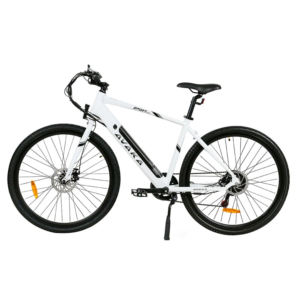 AVAKA R3 Electric Bike 36V 350W Motor 12.5Ah Battery 32km/h Max Speed 70km Range Shimano 7-Speed Gear 120kg Load - White 4 AVAKA R3 Electric Bike 36V 350W Motor 12.5Ah Battery 32km/h Max Speed 70km Range Shimano 7-Speed Gear 120kg Load - White - Image 2