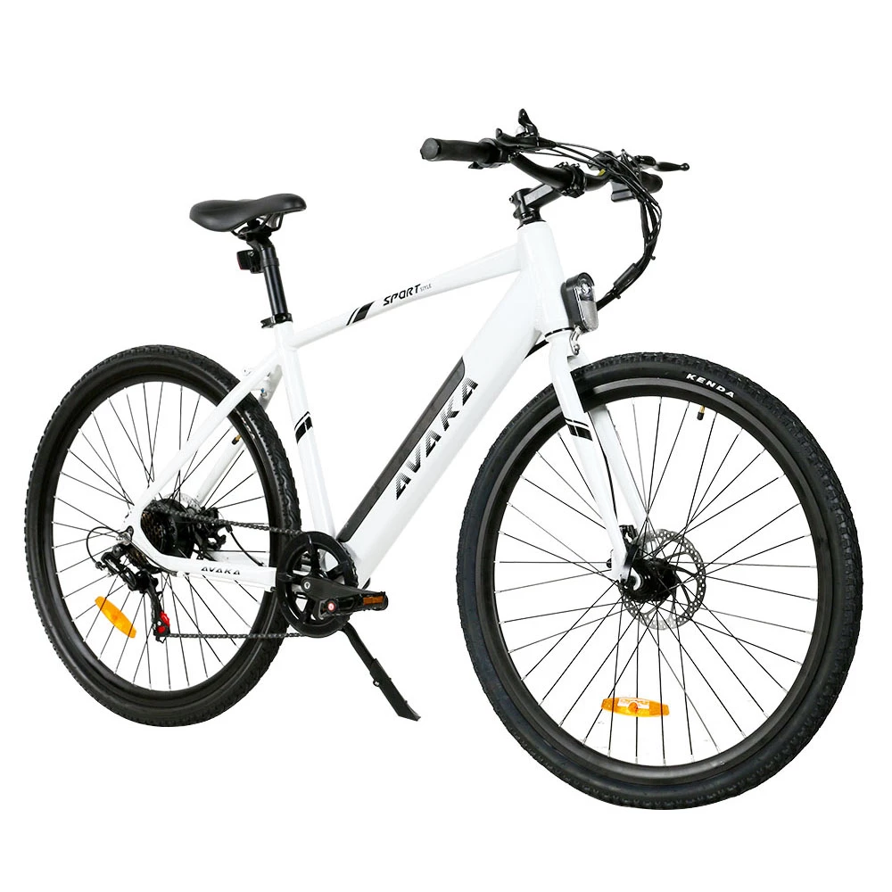 AVAKA R3 Electric Bike 36V 350W Motor 12.5Ah Battery 32km/h Max Speed 70km Range Shimano 7-Speed Gear 120kg Load - White 5 AVAKA R3 Electric Bike 36V 350W Motor 12.5Ah Battery 32km/h Max Speed 70km Range Shimano 7-Speed Gear 120kg Load - White - Image 3