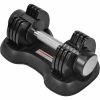 Adjustable Dumbbell 25 lbs with Fast Automatic Adjustable and Weight Plate for Body Workout Home Gym - Black 1 Adjustable Dumbbell 25 lbs with Fast Automatic Adjustable and Weight Plate for Body Workout Home Gym - Black -Sports Shop Adjustable Dumbbell 25 lbs with Fast Automatic Adjustable and Weight Plate for Body Workout Home Gym black Note Single 455371 0