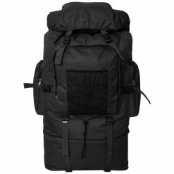 Army-Style Backpack XXL 100 L Black -Sports Shop Army Style Backpack XXL 100 L Black 428922 2