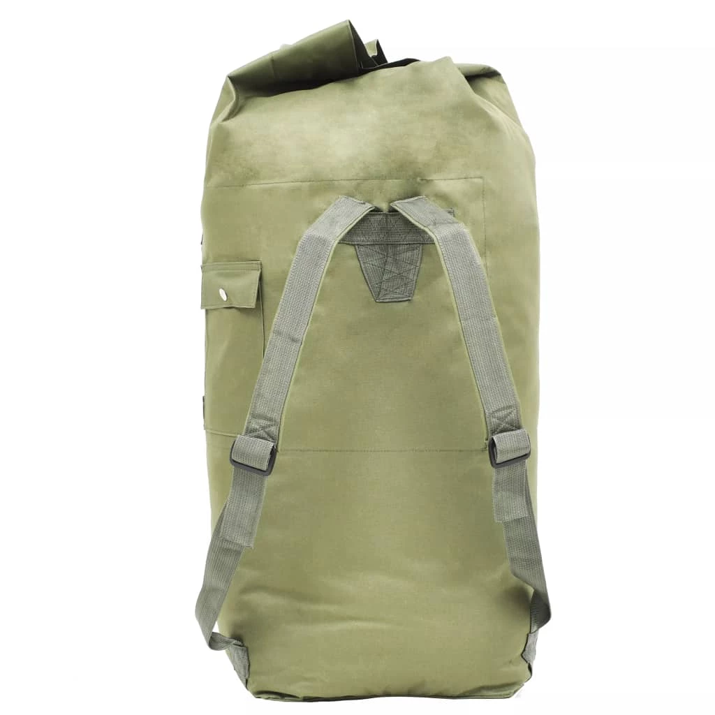 Army-Style Duffel Bag 85 L Olive Green 5 Army-Style Duffel Bag 85 L Olive Green - Image 3