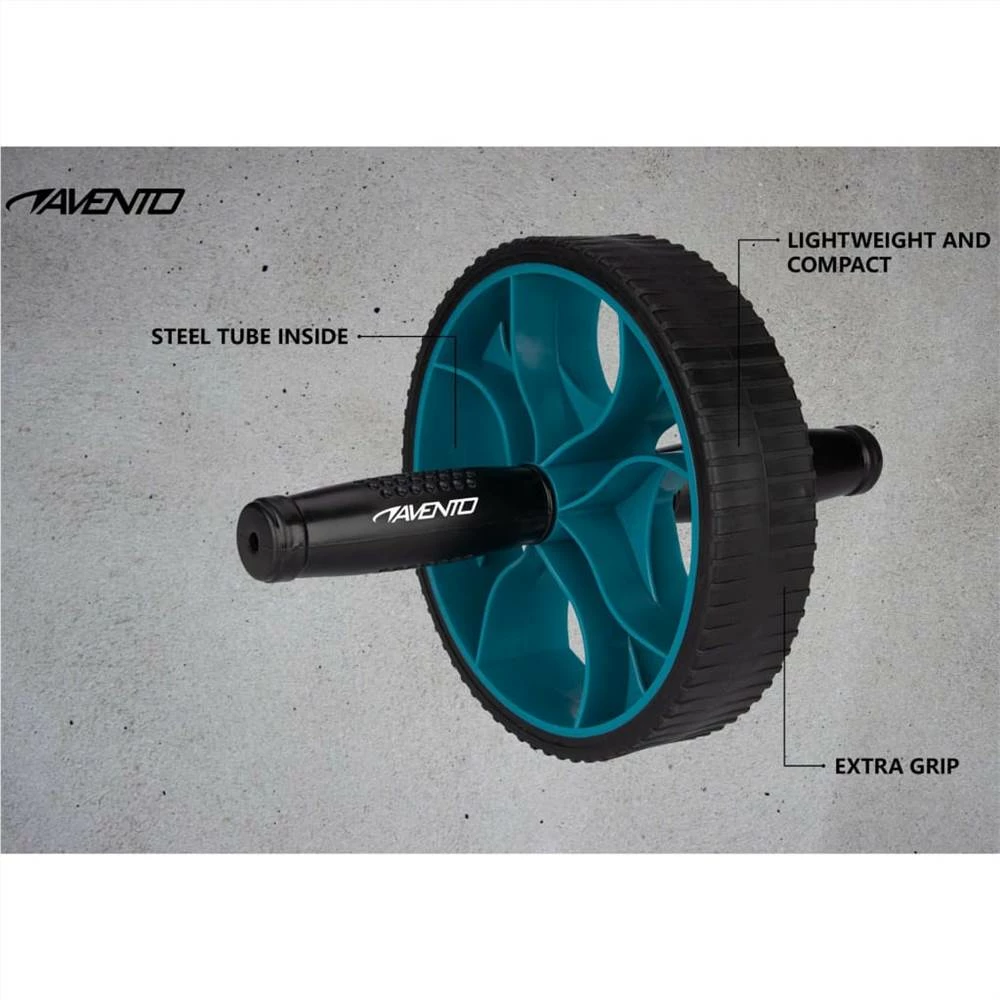 Avento Ab Roller Power Black and Blue 4 Avento Ab Roller Power Black and Blue - Image 2