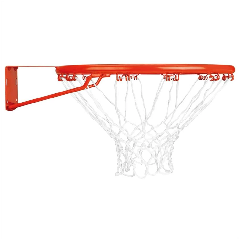 Avento Basketball Ring with Net Orange 3 Avento Basketball Ring with Net Orange