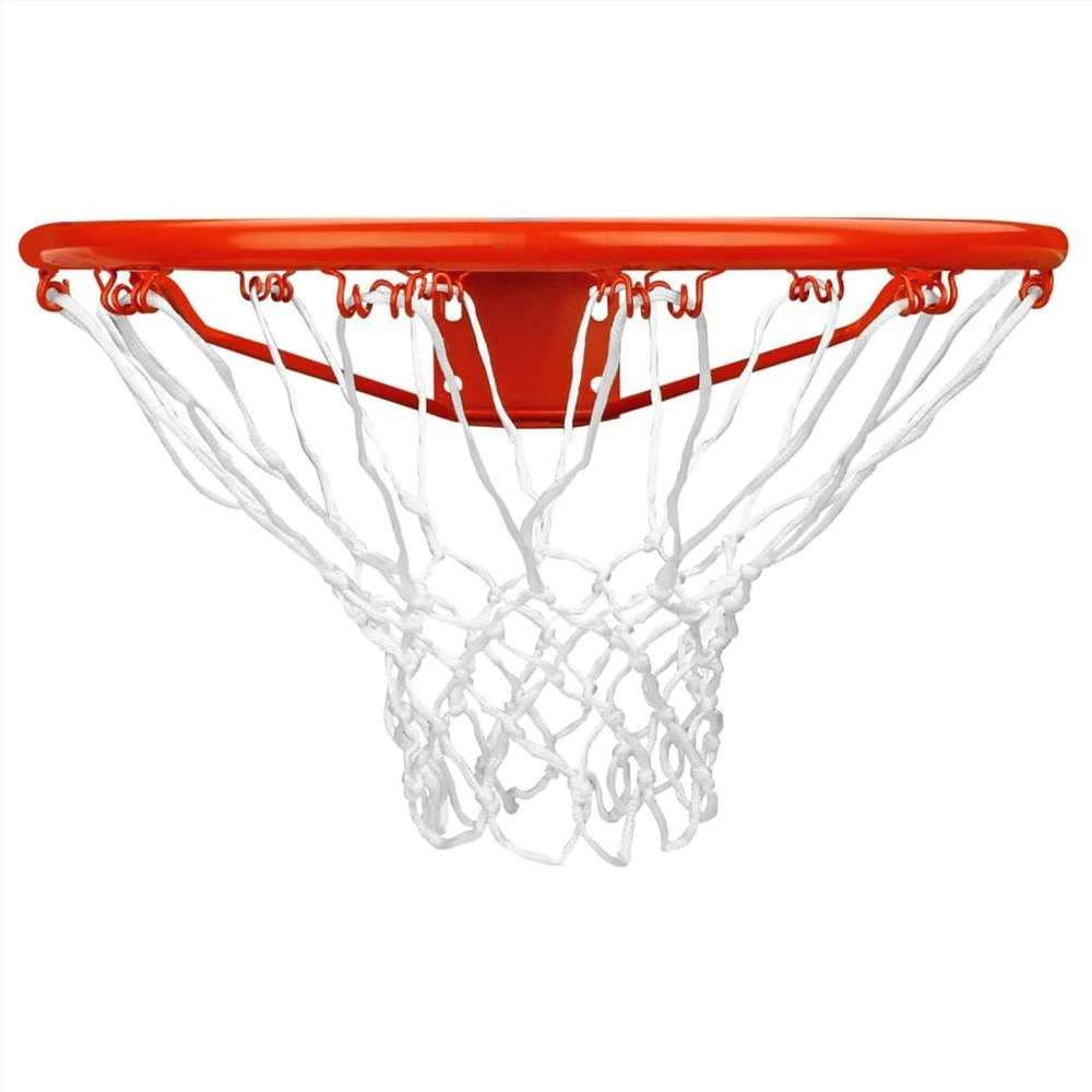 Avento Basketball Ring with Net Orange 4 Avento Basketball Ring with Net Orange - Image 2