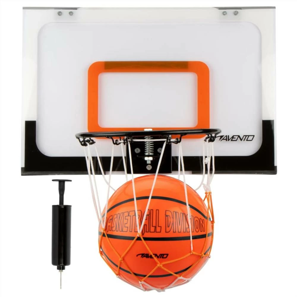 Avento Basketball Set Mini 45x30x3 cm Transparent 3 Avento Basketball Set Mini 45x30x3 cm Transparent