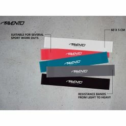 Avento Fitness Resistance Band Set 12 Avento Fitness Resistance Band Set -Sports Shop Avento Fitness Resistance Band Set 428428 4