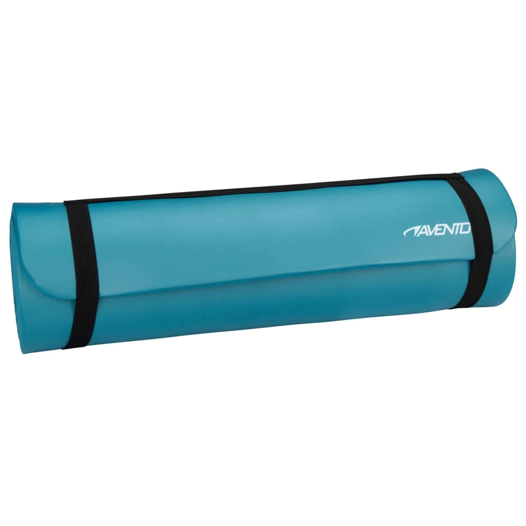 Avento Fitness/Yoga Mat NBR Foam Blue 6 Avento Fitness/Yoga Mat NBR Foam Blue - Image 4