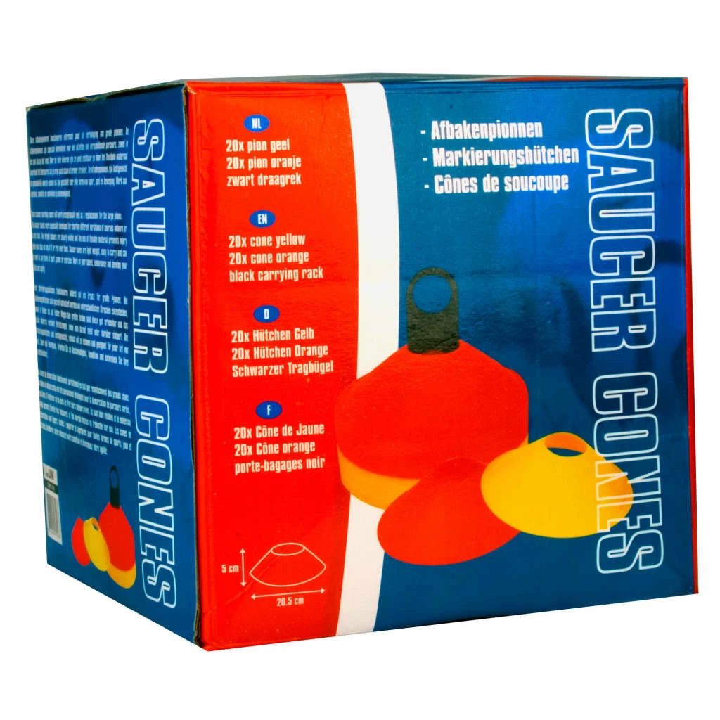 Avento Saucer Cones 40pcs Speedy 2 Colours 4 Avento Saucer Cones 40pcs Speedy 2 Colours - Image 2