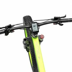 BEZIOR X1000 Folding Electric Bike Bicycle Panasonic 48V 12.8Ah Battery 1000W Motor 26 inch Fat Tire Aluminum Alloy Frame Shimano 27-speed Shift Max Speed 40km/h IP54 100KM Power-assisted mileage Range LCD Display IP54 waterproof - Black Green -Sports Shop BEZIOR E BIKES X1000 Parameters 1000W Motor 456567 5