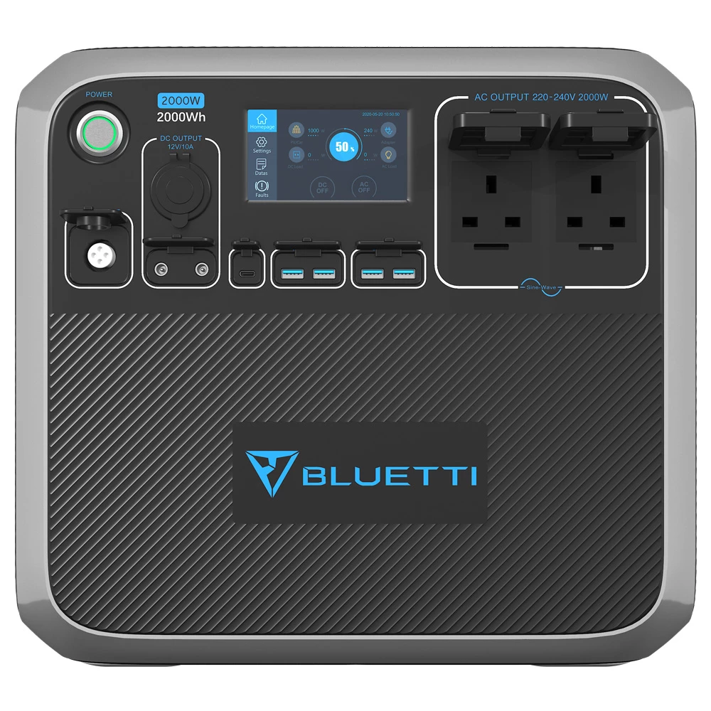 BLUETTI AC200P Portable Power Station 2000W 2000Wh to Charge Fridge, Electric Grill, Microwave Oven, Heater - UK Plug 3 BLUETTI AC200P Portable Power Station 2000W 2000Wh to Charge Fridge, Electric Grill, Microwave Oven, Heater - UK Plug