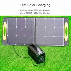 BULLBAT Adventurer 700 613Wh/700W Portable Power Station Solar Power Generators for Outdoor & Indoor - Black -Sports Shop BULLBAT Adventurer 700 613Wh 700W Portable Power Station 497282 5