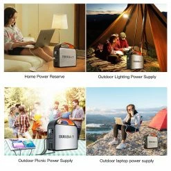 BULLBAT Pioneer 250 257Wh/250W Portable Power Station Solar Power Generators Backup Power Supply for Outdoor & Indoor -Sports Shop BULLBAT Pioneer 250 257Wh 250W Portable Power Station 497280 4
