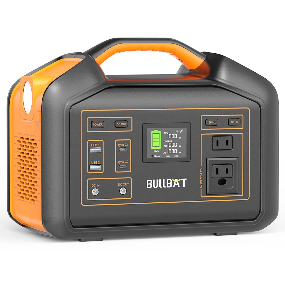 BULLBAT Pioneer 500 505Wh/500W Portable Power Station Solar Power Generators Backup Power Supply for Outdoor & Indoor 3 BULLBAT Pioneer 500 505Wh/500W Portable Power Station Solar Power Generators Backup Power Supply for Outdoor & Indoor