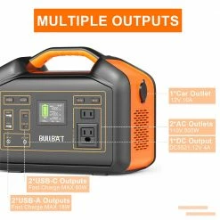 BULLBAT Pioneer 500 505Wh/500W Portable Power Station Solar Power Generators Backup Power Supply for Outdoor & Indoor 10 BULLBAT Pioneer 500 505Wh/500W Portable Power Station Solar Power Generators Backup Power Supply for Outdoor & Indoor -Sports Shop BULLBAT Pioneer 500 505Wh 500W Portable Power Station 497281 2