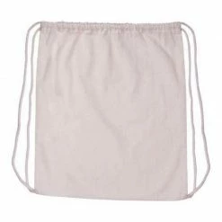 Backpack with Strings 100% cotton Adjustable fastening