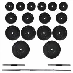 Barbell + 2 Dumbbell Set 60.5kg 9 Barbell + 2 Dumbbell Set 60.5kg -Sports Shop Barbell 2 Dumbbell Set 60 5kg 487161 3