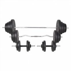 Barbell and Dumbbell Set 120 kg -Sports Shop Barbell and Dumbbell Set 120 kg 497969 2